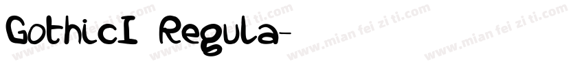 GothicI Regula字体转换